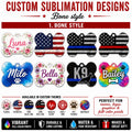 Personalized Pet ID Tag with Name and Phone Number