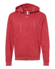 Tultex 331 Unisex Full-Zip Hooded Sweatshirt