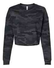 Independent Trading Co. AFX24CRP Women's Lightweight Crop Crewneck Sweatshirt