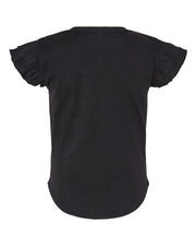 Rabbit Skins 3339 Toddler Flutter Sleeve Tee