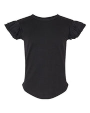 Rabbit Skins 3339 Toddler Flutter Sleeve Tee
