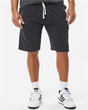 J. America 8855 Unisex Triblend Fleece Shorts