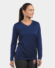 Holloway 222824 Women's Momentum Long Sleeve V-Neck T-Shirt