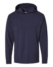 ComfortWash by Hanes GDH280 Unisex Garment-Dyed Jersey Hooded Long Sleeve T-Shirt