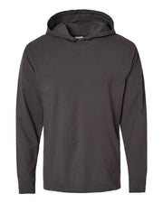 ComfortWash by Hanes GDH280 Unisex Garment-Dyed Jersey Hooded Long Sleeve T-Shirt