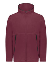 Augusta Sportswear 6858 Unisex Eco Revive™ Polar Fleece Hooded Full-Zip Jacket