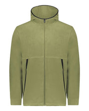 Augusta Sportswear 6858 Unisex Eco Revive™ Polar Fleece Hooded Full-Zip Jacket