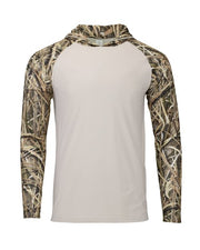 Paragon 241 Men's Biloxi Performance Colorblocked Hooded Long Sleeve T-Shirt