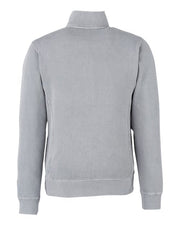 J. America 8732 Unisex Pigment-Dyed Fleece Quarter-Zip Pullover