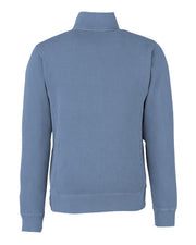 J. America 8732 Unisex Pigment-Dyed Fleece Quarter-Zip Pullover