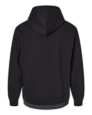 MV Sport 23112 Unisex Mixed Media Hooded Sweatshirt