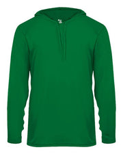 Badger 4105 Unisex B-Core Hooded Long Sleeve T-Shirt
