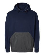 MV Sport 23112 Unisex Mixed Media Hooded Sweatshirt