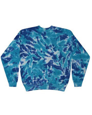 Colortone 8100 Unisex Tie-Dyed Fleece Crewneck Sweatshirt