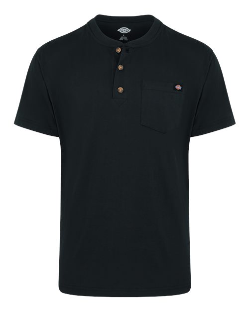 Dickies WS51 Men's Heavyweight Traditional Short Sleeve Henley