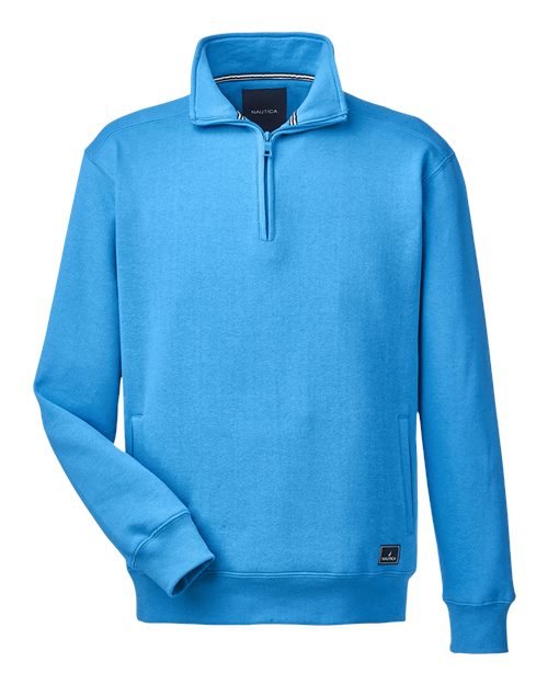 Nautica N17176 Men's Anchor Fleece Quarter-Zip Pullover