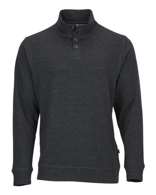 Boxercraft BM5209 Men's French Terry Button Pullover