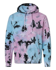 Colortone 8777 Unisex Tie-Dyed Hooded Sweatshirt