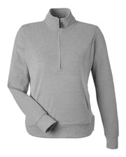 J. America 8762 Women's Element Fleece Quarter-Zip Sweatshirt