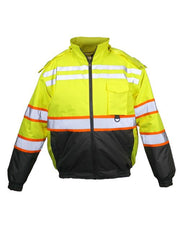 Kishigo JS156 Unisex Economy Contrast Class 3 Bomber Jacket