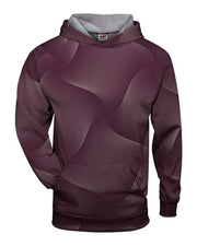 Badger 2413 Youth Warp Hooded Long Sleeve T-Shirt