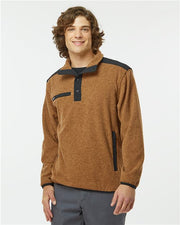 DRI DUCK 7353 Men's Ranger Melange Fleece Pullover