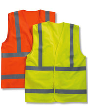 Bayside 3789 Unisex USA-Made Economy Class 2 ANSI Vest