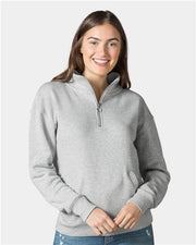 MV Sport W20189 Women's Cloud Fleece Quarter-Zip Sweatshirt