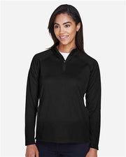 Devon & Jones DG440W Women's Stretch Tech-Shell® Compass Quarter-Zip Pullover