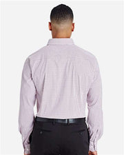 Devon & Jones DG540 Men's CrownLux Performance® Micro Windowpane Woven Dress Shirt