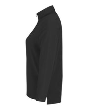 Devon & Jones DG410W Women's CrownLux Performance® Windsor Welded Quarter-Zip Pullover
