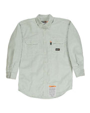 Berne Apparel FRSH21 Men's Flame-Resistant Down Plaid Work Shirt