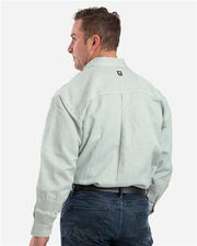 Berne Apparel FRSH21 Men's Flame-Resistant Down Plaid Work Shirt