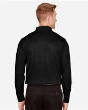 Devon & Jones DG20LT Men's Tall CrownLux Performance® Plaited Long Sleeve Polo