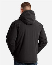 Berne Apparel HJ67 Men's Highland Quilt-Lined Micro-Duck Hooded Jacket