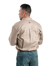 Berne Apparel FRSH10T Men's Tall Flame-Resistant Button Down Work Shirt