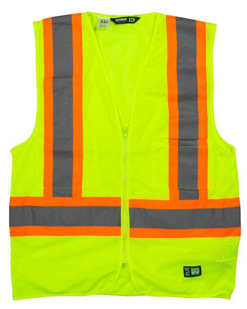 Berne Apparel HVV046 Men's Hi-Vis Class 2 Multi-Color Vest