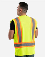 Berne Apparel HVV046 Men's Hi-Vis Class 2 Multi-Color Vest