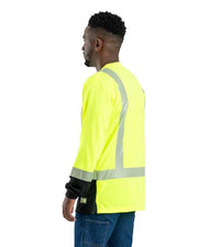 Berne Apparel HVK018 Men's Hi-Vis Class 3 Color Blocked T-Shirt