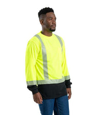 Berne Apparel HVK018 Men's Hi-Vis Class 3 Color Blocked T-Shirt