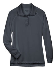 Harriton M211LW Women's Advantage Long Sleeve Tactical Polo