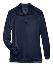 Harriton M211LW Women's Advantage Long Sleeve Tactical Polo