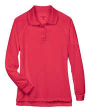 Harriton M211LW Women's Advantage Long Sleeve Tactical Polo
