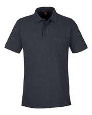 Harriton M205P Men's Valiant Cotton Snag Protect Pocket Polo