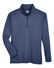 Team 365 TT31HY Youth Zone Sonic Heather Performance Quarter-Zip Pullover