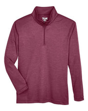 Team 365 TT31HY Youth Zone Sonic Heather Performance Quarter-Zip Pullover