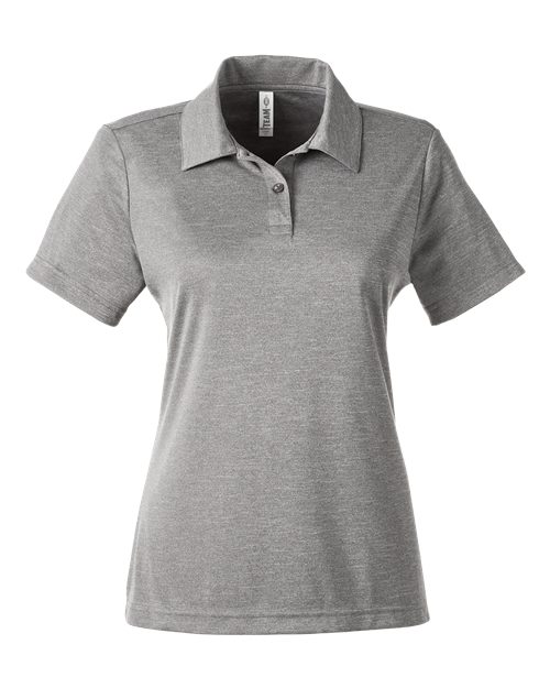 Team 365 TT51HW Women's Zone Sonic Heather Performance Polo