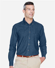 Harriton M550 Men's Denim Shirt