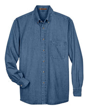 Harriton M550 Men's Denim Shirt