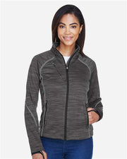 North End 78697 Women's Flux Mélange Bonded Fleece Jacket